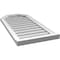Ekena Millwork Octagonal Top Surface Mount PVC Gable Vent w/ 2"W x 2"P Brickmould Sill Frame, 18"W x 38"H GVPOT18X3803SN - alternate 3